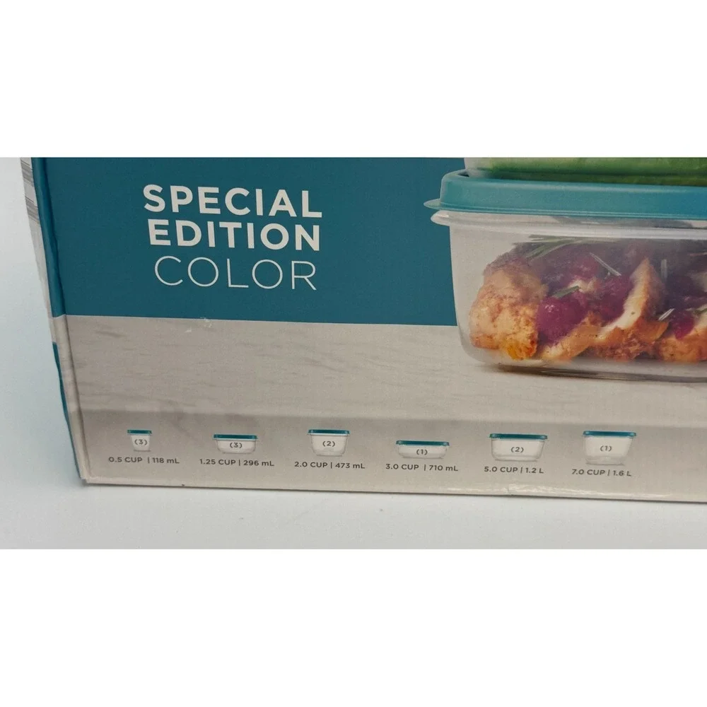 Rubbermaid Easy Find Lids 24 Piece Special Edition Color Food Storage Set NIB